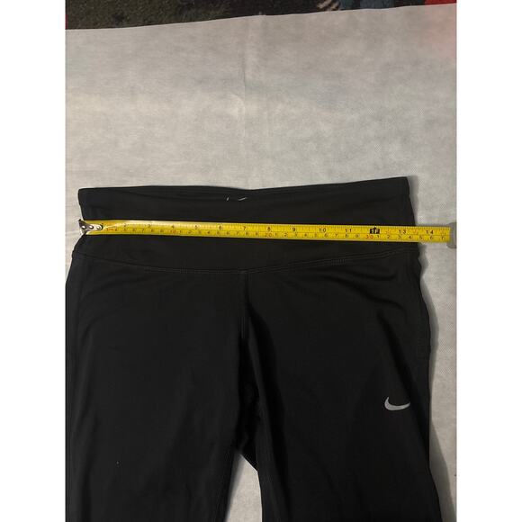 Nike Dri-Fit Black Racer Crop Leggings 2.0  S Athleisure Normcore Sportswear - Picture 6 of 9